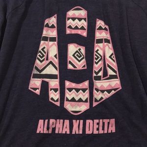 Alpha xi delta long sleeve Aztec
